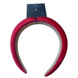 INC International Concepts Red Puff Headband NWT